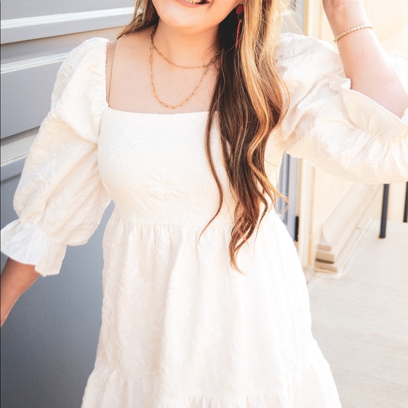 Floral Ruffle Dress - Picture 3 of 10